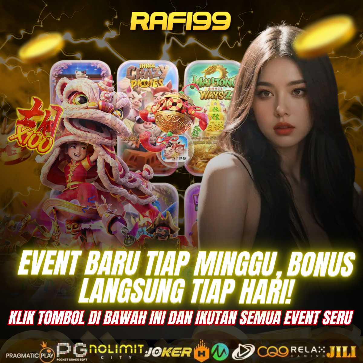 RAFI99: Main Slot Gacor & Ikuti Event Terbaru 2025 image 1